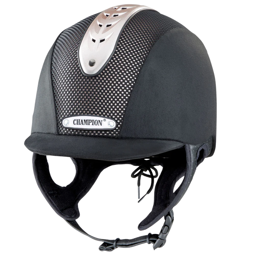 Champion Revolve X-Air Nova Peaked Helmet #colour_black-rose-gold