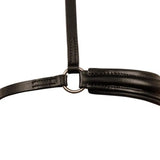 Stubben Leitrim Hanoverian Noseband with Slide/Lock Snaffle Bridle #colour_black-black