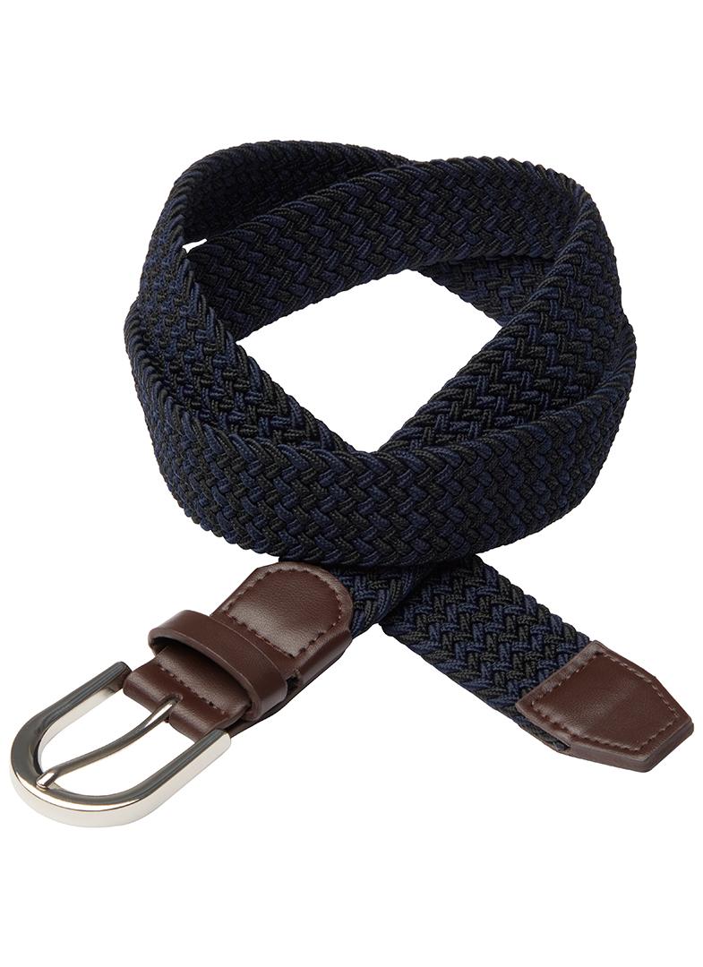 Mountain Horse Tri-colour Belt #colour_navy