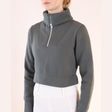 Montar MoSimone Crop Neck Zipper #colour_jade