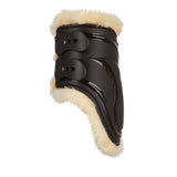 Equestro Fetlock Boots In Polyurethane With Synthetic Lambskin