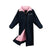 EQUIDRY Women's Thick Fleece Evolution Stowaway Hood #colour_navy-pale-pink