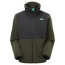 Ridgeline Men's Hybrid Fleece #colour_olive/black