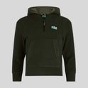 Ridgeline Kids Ballistic Long Sleeved Fleece Hoodie #colour_deep-forest