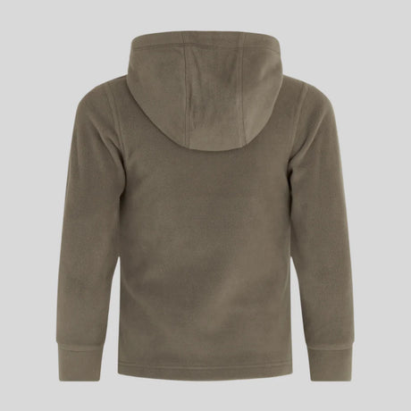 Ridgeline Kids Ballistic Long Sleeved Fleece Hoodie #colour_smokey-olive