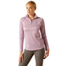 Ariat Women's Sunstopper 3.0 1/4 Zip Baselayer #colour_lavender-mist-tile