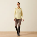 Ariat Women's Sunstopper 3.0 1/4 Zip Baselayer #colour_flan