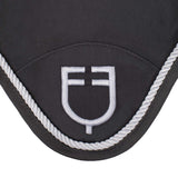 Equestro Fly Veil In Cotton With Central Logo #colour_grey