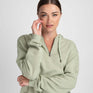 Mochara Half Zip Hoodie #colour_sage-green