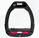 Étriers Flex-On Safe-On inclinés Ultra Grip - Noir/Noir/Rose