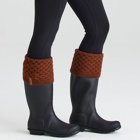 Double Cuff Welly Sock - Nutmeg