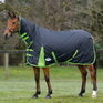 Weatherbeeta Comfitec Classic Combo Neck Medium/Lite #colour_black-lime-green