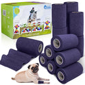 Equimed 10cm Vetwrap Pack of 12 #colour_dark-purple