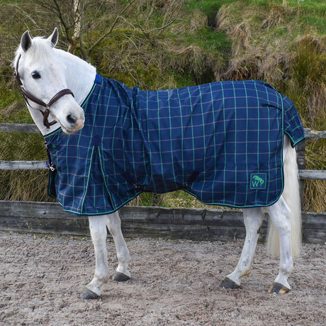 Whitaker Jacob Lightweight 0g Turnout Rug #colour_navy-green