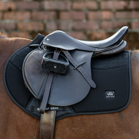 Woof Wear Elite Comfort Mesh Close Contact Saddle Pad #colour_black