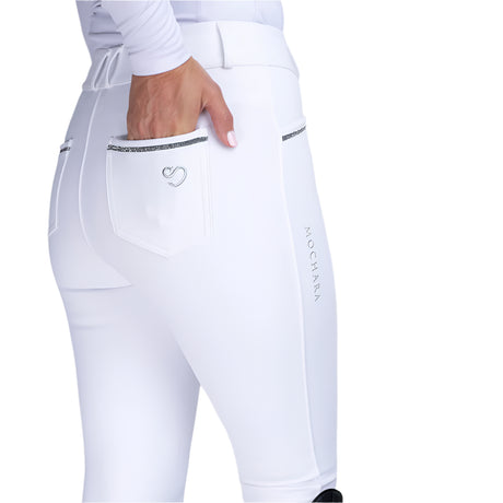 Mochara Knee Grip Breeches #colour_white