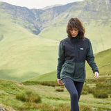 Ridgeline Womens Hybrid Jacket #colour_olive-black