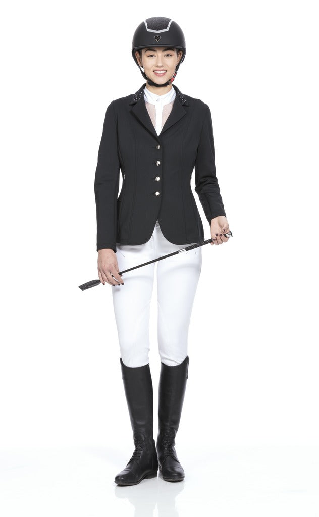 Equitheme Megev Ladies Competition Jacket #colour_black