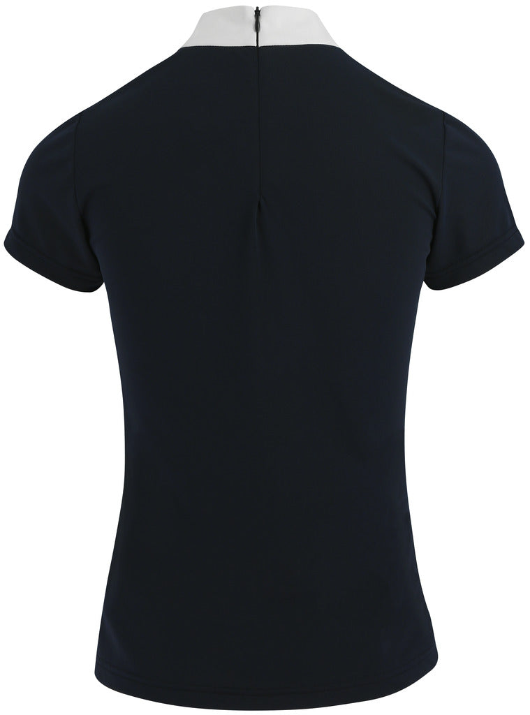 Equitheme Ladies Doha Short-Sleeve Polo #colour_navy