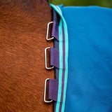 Horseware Ireland Rhino Original Turnout Lite 0g #colour_navy-aqua-grey