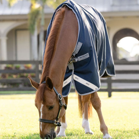Horseware Ireland Amigo 1200D 250g Turnout Rug #colour_navy-titanium-grey-silver