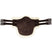 Stubben Equi-Soft® Belly Stud Girth with Cover - Ebony #colour_lambskin-ecru-white