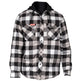 Hard Yakka Quilted Flannel Shacket #colour_grey