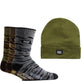 Hard Yakka Men Sock & Beanie Bundle
