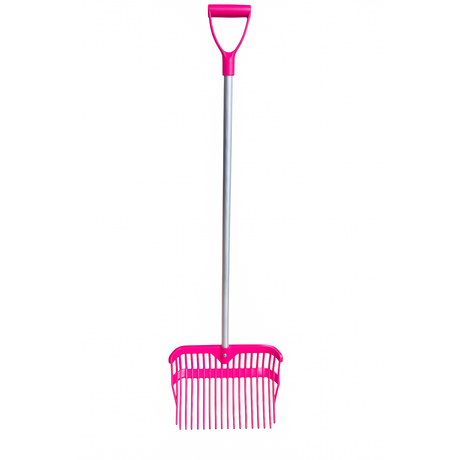 GS Equestrian Shavings Fork Hot Pink
