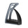 Safe Riding Contemporary S-Stirrups Pair of Clips #colour_black-onyx