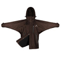 EQUIDRY Women's Thin Fleece Shortie #colour_rich-brown