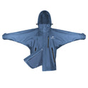 EQUIDRY Women's Shortie Mesh Lining Mac #colour_steel-blue