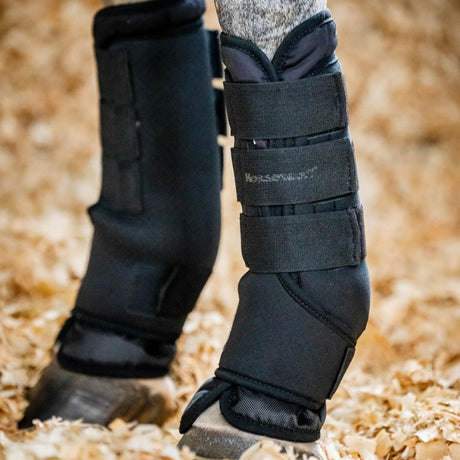 Horseware Ireland Pro Bamboo Stable Boots #colour_black-black