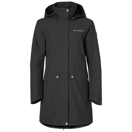 Stierna Cloud Rain Parka #colour_ebony