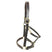 KM Elite Primera Padded Leather Headcollar #colour_havana