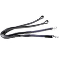 Rênes latérales en cuir HKM avec insert élastique