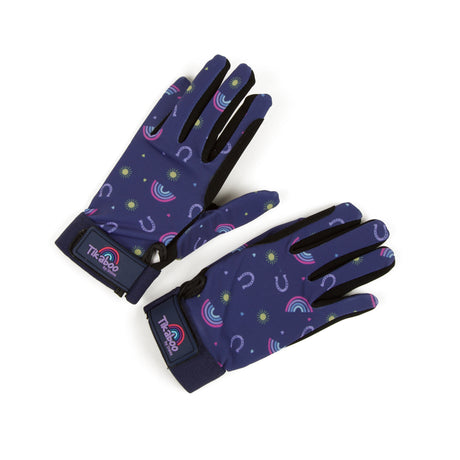 Shires Tikaboo Children's Riding Gloves #colour_rainbow