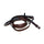 KM Elite Biothane Leather Reins with Stoppers #colour_havana