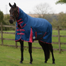 Weatherbeeta Comfitec Classic Combo Neck Medium/Lite #colour_blueberry-pink