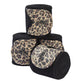 Weatherbeeta Leopard Fleece Bandage 4 Pack #colour_brown-leopard