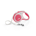 Flexi New Comfort Tape Dog Lead #colour_red