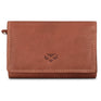 Hoggs of Fife Monarch Leather Bi Fold Purse #colour_hazelnut