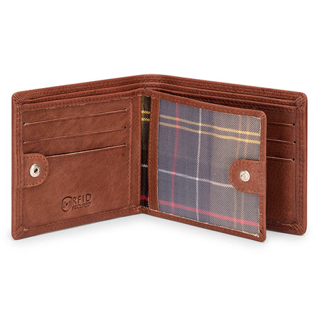 Hoggs of Fife Monarch Leather Credit Card Wallet #colour_hazelnut