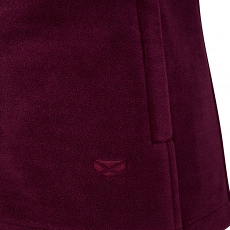 Hoggs of Fife Stenton Ladies Fleece Gilet #colour_merlot