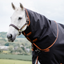 Horseware Ireland Rambo Supreme Hood 150g #colour_black-orange-tan-brown