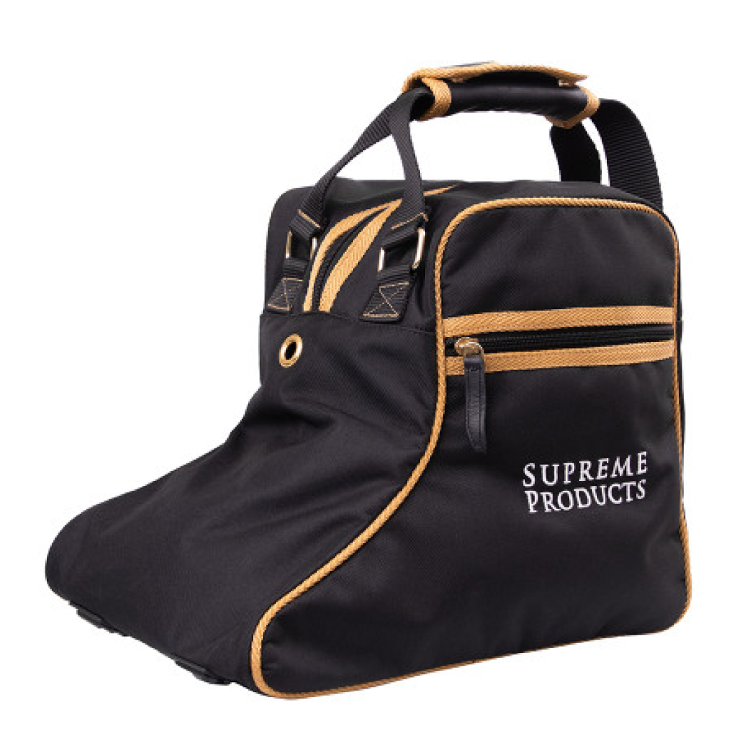 Supreme Products Pro Groom Jodhpur Boot Bag #colour_black-gold