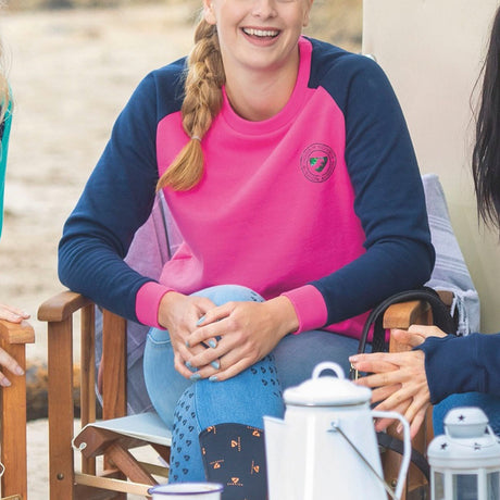 Shires Aubrion Boston Ladies Sweatshirt #colour_pink