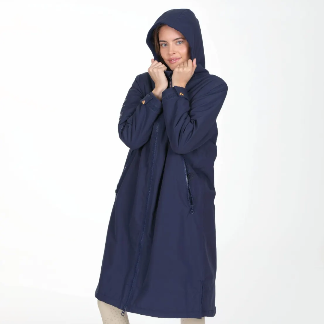 Shires Aubrion Children's Core All Weather Robe #colour_navy