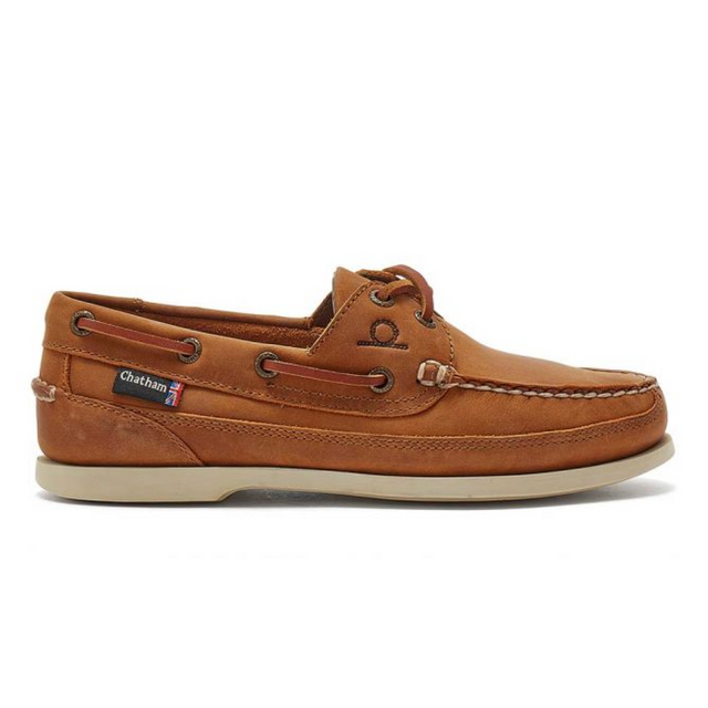 Chatham Kayak Lady Wide Fit G2 Leather Boat Shoes #colour_walnut