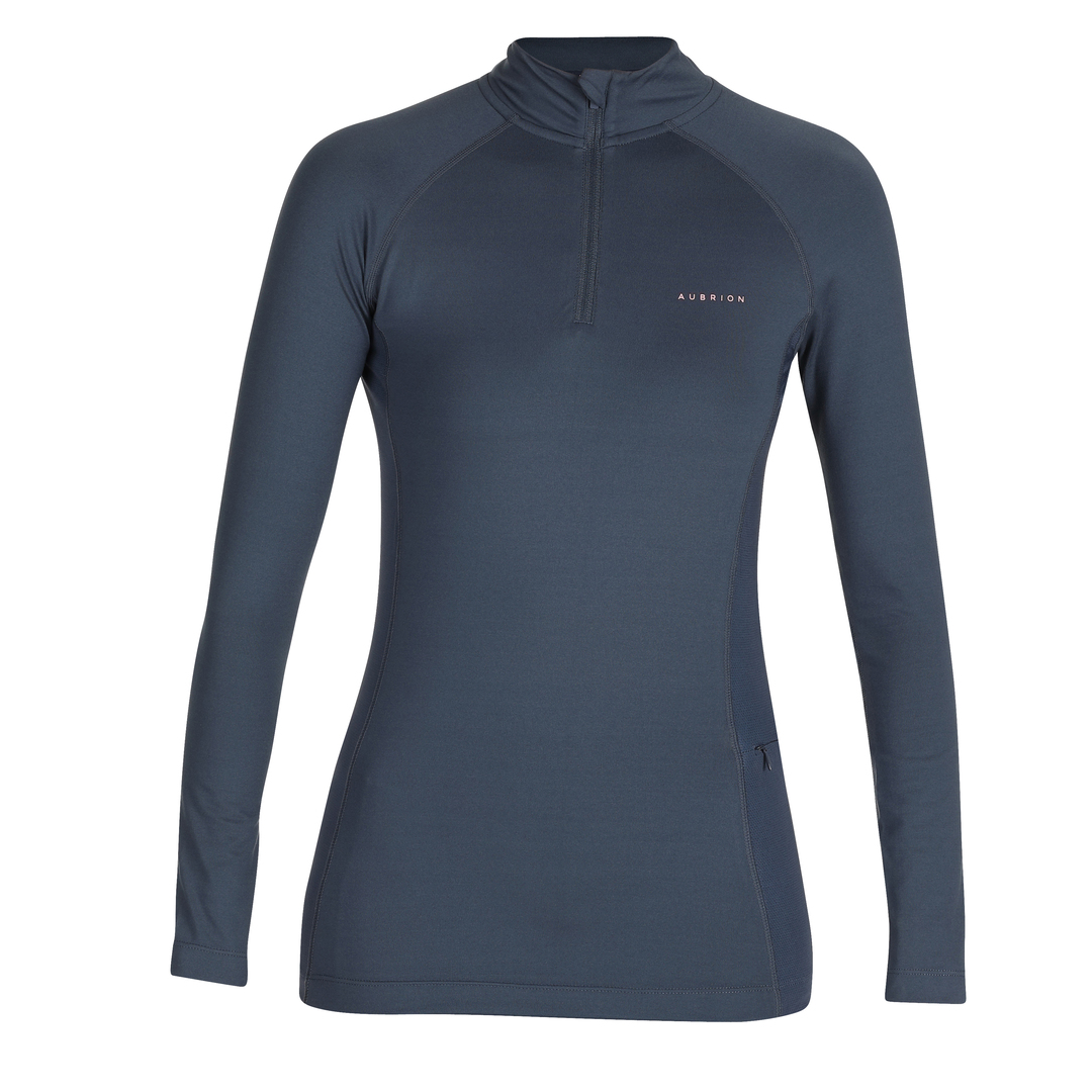 Couche De Base Femme Manches Longues Shires Aubrion Team - Umber Couche De Base Femme Manches Longues Shires Aubrion Team - Umber